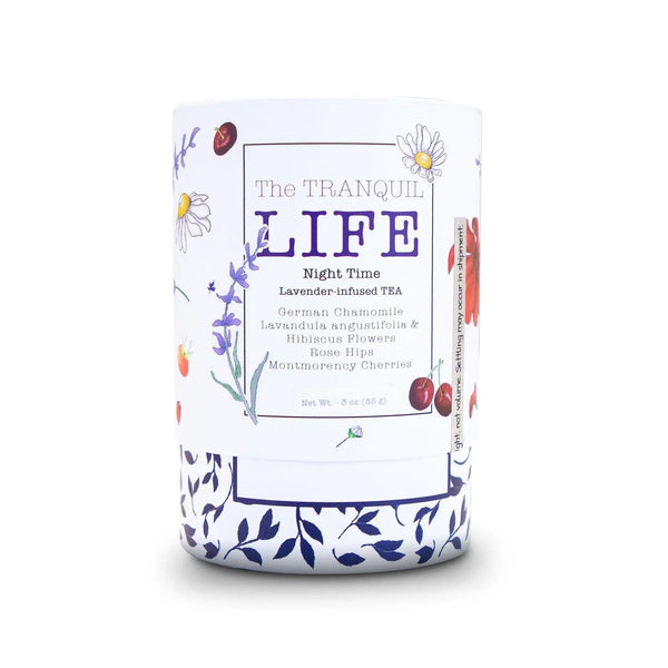 The TRANQUIL LIFE Night Time Lavender - Infused TEA - Black Tai Salt Co.
