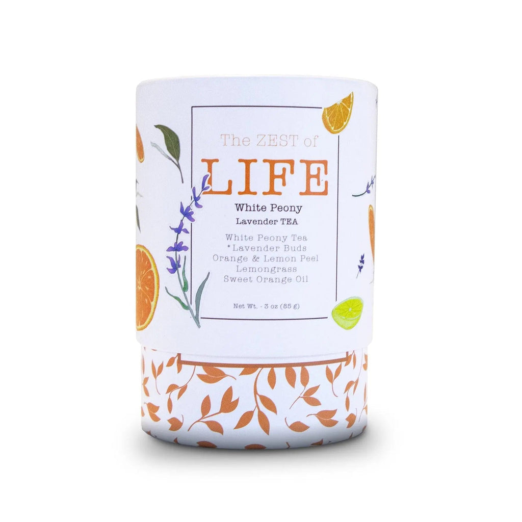 The ZEST of LIFE White Peony Lavender - Infused TEA - Black Tai Salt Co.
