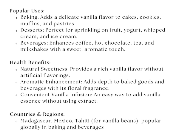 Vanilla Sugar - Black Tai Salt Co.