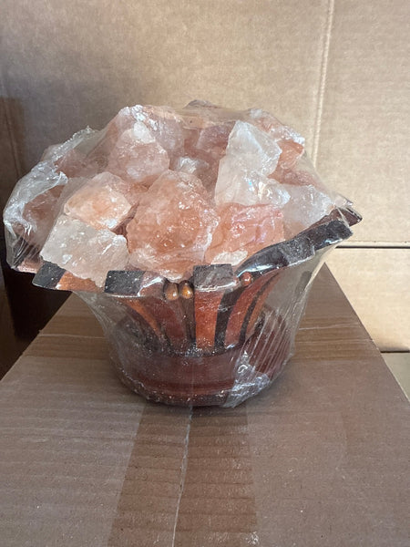 Wood Lamp with Cord D10 NO DAMAGE - Black Tai Salt Co.