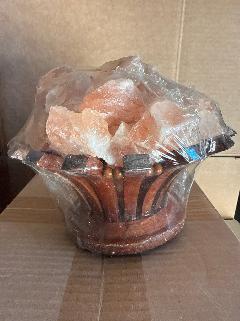 Wood Lamp with Cord D10 NO DAMAGE - Black Tai Salt Co.