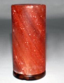 Himalayan Salt Lamp Cylinder Shape - Black Tai Salt Co.