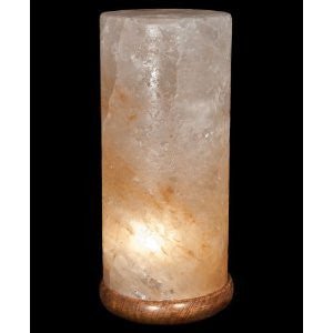 Himalayan Salt Lamp Cylinder Shape - Black Tai Salt Co.