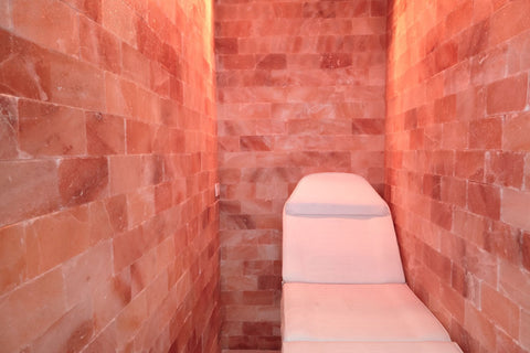 Himalayan Salt Room 4' x 4' Surface Area - 16 Sq feet - 8"x8"x2" - Black Tai Salt Co.