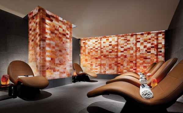 Himalayan Salt Room 4' x 4' Surface Area - 16 Sq feet - 8"x8"x2" - Black Tai Salt Co.