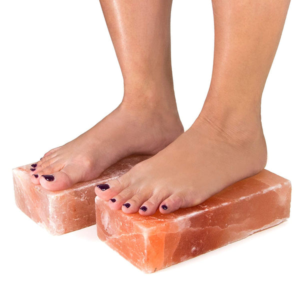 HIMALAYAN SALT SLAB 4" x 8" x 2" SET OF 2 - Black Tai Salt Co.