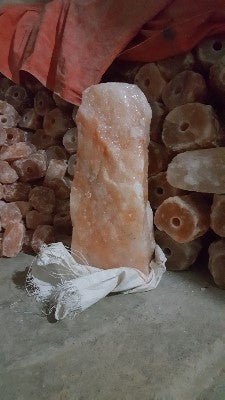 SOLD!! 250 Pound Himalayan Salt Lamp - Black Tai Salt Co.